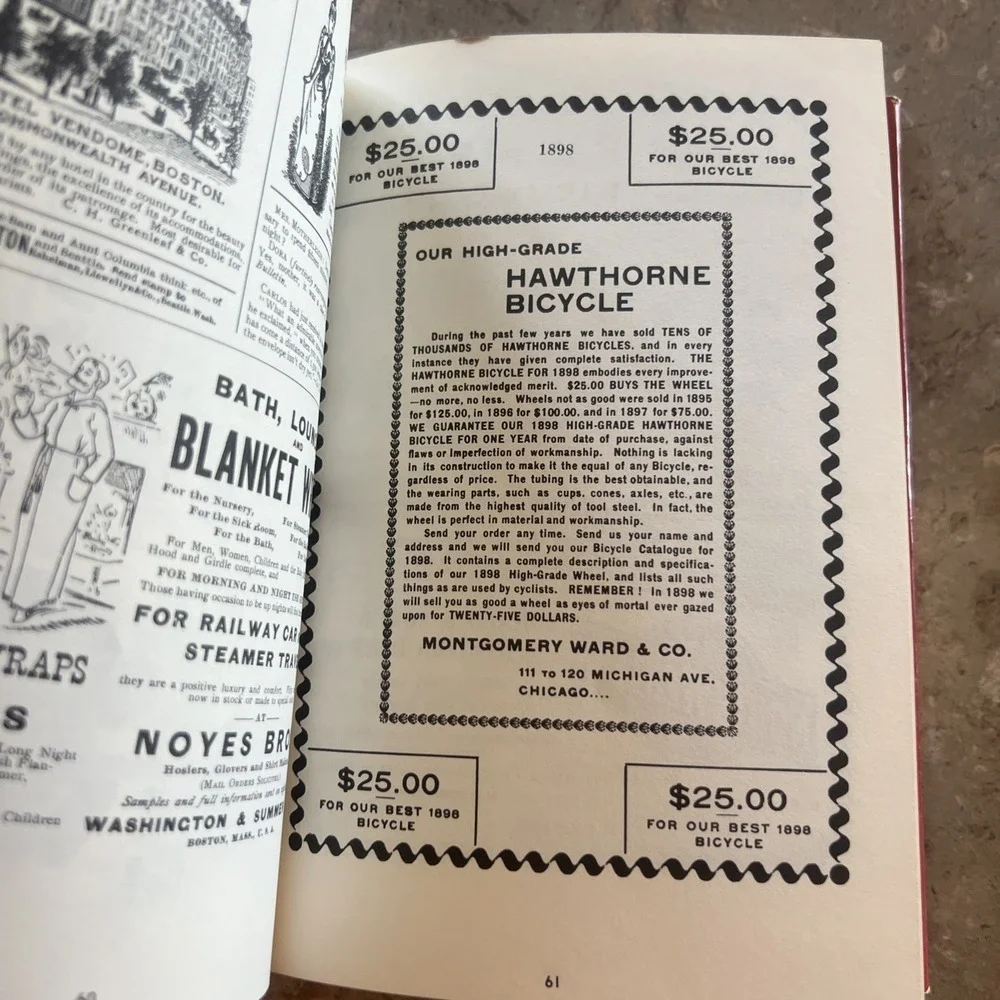 1955 Floyd Clymer's Historical Scrapbook Early Advertising